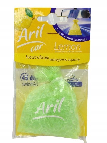 Aril Car Odświeżacz do samochodu woreczek LEMON 45 dni