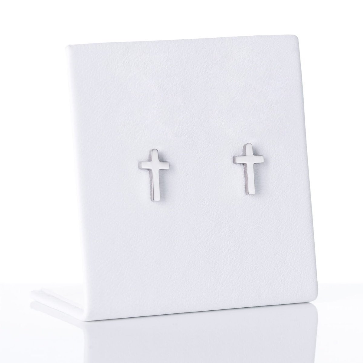 Kolczyki - krzyżyki - Acciaio