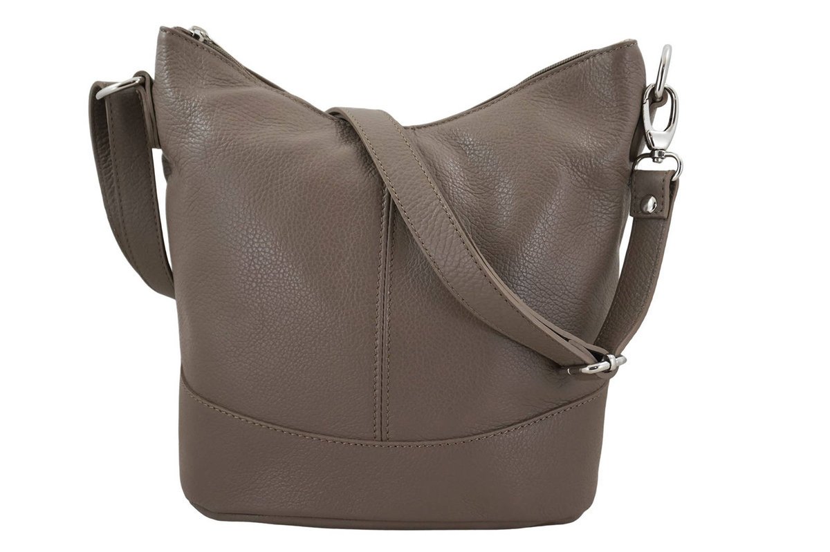 Modne torebki młodzieżowe - Beżowa ciemna