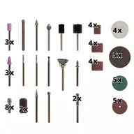 Materiały ścierne - Einhell 49510950 element do szlifierki kątowej Zestaw - miniaturka - grafika 1