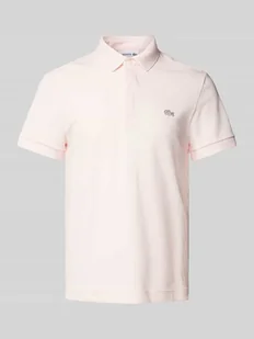 Koszulka polo o kroju regular fit z detalem z logo - Koszulki męskie - miniaturka - grafika 1