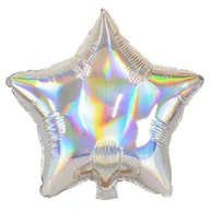Balony i akcesoria - Balon foliowy gwiazda opalizująca 45 cm - miniaturka - grafika 1