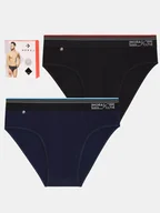 Majtki męskie - Slipy bawełniane 2-pak L wielokolorowy - miniaturka - grafika 1