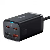 Ładowarki do telefonów - Baseus GaN3 Pro, 2x USB-C, 2x USB, 65W czarna - miniaturka - grafika 1