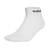 Skarpetki męskie - adidas Męskie skarpety Non Cushioned Ankle 3PP skarpety, białe/czarne, L - miniaturka - grafika 1