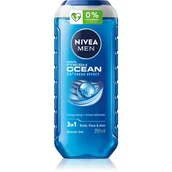 Żele pod prysznic dla mężczyzn - Nivea Men Fresh Ocean Żel pod Prysznic 250 ml DE - miniaturka - grafika 1