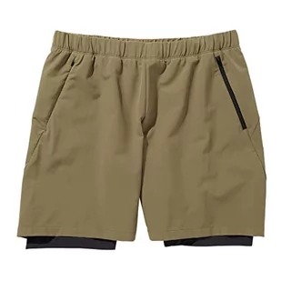 Jack Wolfskin Szorty Commute Skort Grey Olive XL - Spodenki damskie - miniaturka - grafika 1