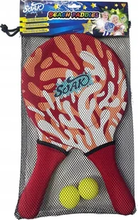 Solex SOLEX ZESTAW DO GRY PLAŻOWEJ SUAK - CZERWONY AN-0511R - Zabawki i gry sportowe - miniaturka - grafika 1