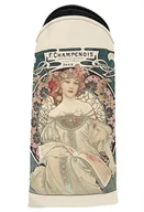 Piórniki - Piórnik trójkątny Rozmarzenie Alfons Mucha - miniaturka - grafika 1