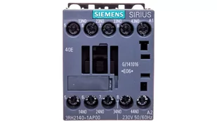 Siemens Indus.Sector stycznik ochronny 3rh2140 1 ap00 4S, 230VAC ,50/60Hz rozmiar konstrukcyjny S00; Sirius przekaźnik stycznik ochronny, 4011209828506 3RH2140-1AP00 - Zasilacze i transformatory - miniaturka - grafika 2