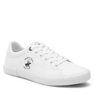 Trampki męskie - Trampki Beverly Hills Polo Club M-24MVS5002 Biały - miniaturka - grafika 1