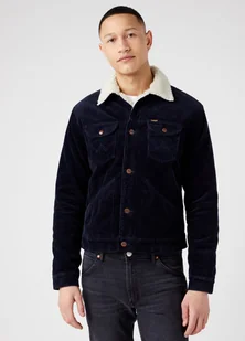 Wrangler 124Mj Męska Kurtka Przejściowa Sherpa Sztruksowa W4Ms88114-L - Kurtki męskie - miniaturka - grafika 1
