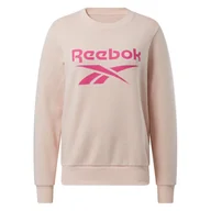 Bluzy damskie - Damska Bluza REEBOK RI BL FLEECE CREW IM4110 – Różowy - miniaturka - grafika 1
