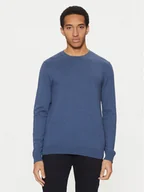 Swetry męskie - Selected Homme Sweter 16074682 Granatowy Regular Fit - miniaturka - grafika 1