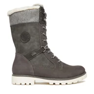 Botki damskie - Trzewiki Remonte CEO-D8474-45 Szary - miniaturka - grafika 1