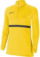 Bluzy damskie - Bluza damska Nike Dri-FIT Academy żółta CV2653 719-L - miniaturka - grafika 1