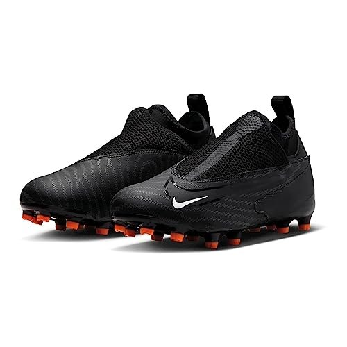 Nike Jr Phantom Gx Academy Fg/Mg sneakersy chłopięce, Czarny Summit White Dk szary dymny, 32 EU