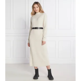Tommy Hilfiger Sukienka | z dodatkiem wełny - Sukienki - miniaturka - grafika 1
