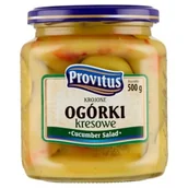 Warzywa w marynacie - Provitus Ogórki kresowe krojone 500 g - miniaturka - grafika 1