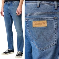 Spodnie męskie - Wrangler Texas Slim The Marverick lekko dopasowane spodnie jeansowe W40 L34 - miniaturka - grafika 1