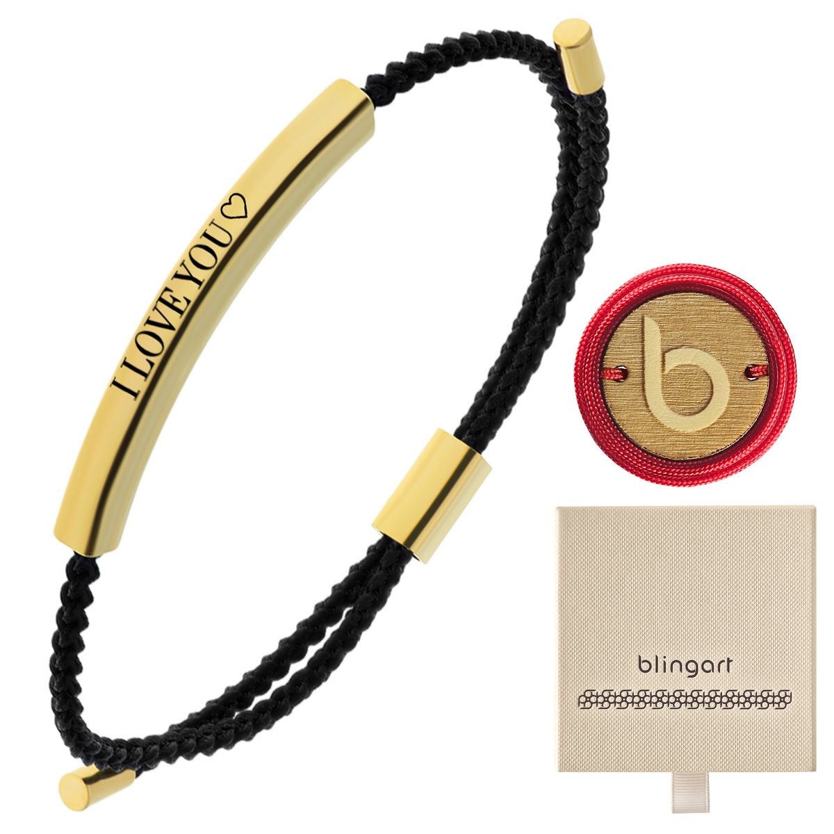 Bransoletka męska z GRAWEREM sznurkowa STAL 316L k