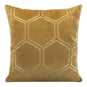 Poszewki na poduszki - Euro Firany Poszewka Eurofirany Velvet BLINK12 Miodowy 45x45 1216919 - miniaturka - grafika 1