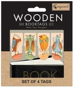 Zakładki do książek - Cozywood Zakładki drewniane do książki Ptaszki - gadżet - miniaturka - grafika 1