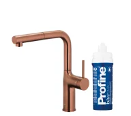 Baterie kuchenne - KFA Armatura Duero Pure Move 6623-423-34 Miedziany Stal szlachetna - miniaturka - grafika 1