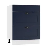 Szafki kuchenne - Szafka kuchenna stojąca 60 ADELE D60PC S/2 granatowa mat - miniaturka - grafika 1
