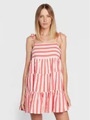 Sukienki - Seafolly Sukienka letnia Cabana 54861-DR Czerwony Regular Fit - miniaturka - grafika 1