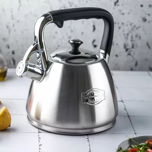 KLAUSBERG KB-7612 CZAJNIK STALOWY Z GWIZDKIEM 3L  - Czajniki na gaz - miniaturka - grafika 7
