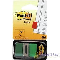 Zakładki indeksujące - ZAKŁADKI POST-IT 25 X 43 MM 680-3 ZIELONE 50 KARTEK - miniaturka - grafika 1