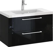 Szafki łazienkowe - Szafka z Umywalką ROSEN 80 cm - Uchwyt Biały - miniaturka - grafika 1