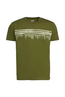 Koszulki męskie - ESPRIT T-shirt męski, 361/oliwkowy 2, XS - grafika 1