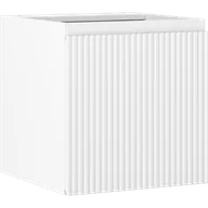 Szafki łazienkowe - Mexen Rivel szafka łazienkowa podumywalkowa 45 cm, 1 drzwi, ryflowana, biała mat - 91A21-04547-1-BF01 - miniaturka - grafika 1