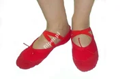 Moda i Uroda OUTLET - Baletki Do Tańca Tradycyjne czerwone r. 32 Buty - miniaturka - grafika 1