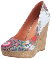 Czółenka - Desigual Shoes_Lucina czółenka damskie, pomarańczowa - Orange Teja Rustica 7032-40 EU - miniaturka - grafika 1
