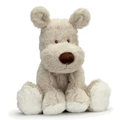 Maskotki i pluszaki - Teddykompaniet Teddy Cream, Piesek, maskotka, szara, 21 cm - miniaturka - grafika 1