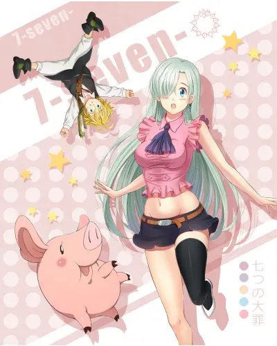 Plakat Nanatsu no Taizai nnt_003 A1+ (custom)