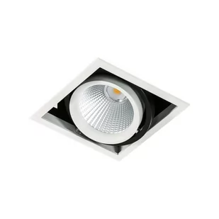 Italux Vertico Single 4000K GL7108-1 18W 4000K WH+BL Biały czarny Aluminium GL7108-1/18W 4000K WH+BL - Lampy sufitowe - miniaturka - grafika 1