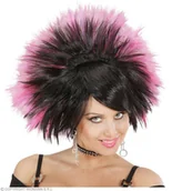 Dodatki do strojów karnawałowych - Widmann Peruka party "Rock Princess", czarna/różowa, WIR0718 - miniaturka - grafika 1