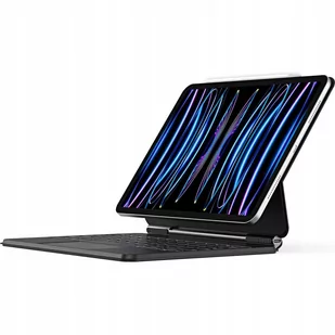 Etui z klawiaturą Bluetooth Dux Ducis (MK Series) do iPad Air 6/5/4/iPad Pro 11 2022/2021/2020/2018, czarne - Etui do tabletów - miniaturka - grafika 1