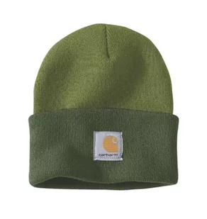 Czapka zimowa Carhartt Knit Cuffed Tow-Tone Beanie Light Moss - Czapki damskie - miniaturka - grafika 1