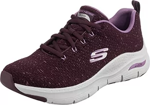 Skechers Damskie sneakersy Arch Fit, fioletowe, 7 UK - Sneakersy damskie - miniaturka - grafika 1