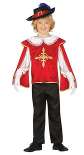 Strój dla dzieci, Czerwony Muszkieter, rozmiar 128 - Stroje karnawałowe - miniaturka - grafika 1