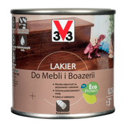 Lakiery do drewna - Lakier do mebli połysk 0,25 l bezbarwny - miniaturka - grafika 1