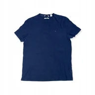 Koszulki i topy damskie - Granatowa koszulka t-shirt damski CALVIN KLEIN S - miniaturka - grafika 1