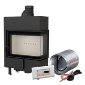 Kominki wolnostojące - Kratki.pl Marek Bal INTELIGENTNY KOMINEK LUCY SLIM 12 8kW PRAWY Z MSK LUCY/12/SLIM/P/BS/Z/MSK - miniaturka - grafika 1