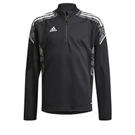 Swetry damskie - adidas Unisex Kids Con21 Tr Top Y sweter czarny/biały 13 Lata - miniaturka - grafika 1