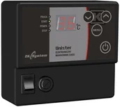 Kominy i akcesoria - UNISTER - elektroniczny miarkownik ciągu kotła na paliwa stałe, sterujący klapą dolotu powietrza i ompą c.o. - miniaturka - grafika 1